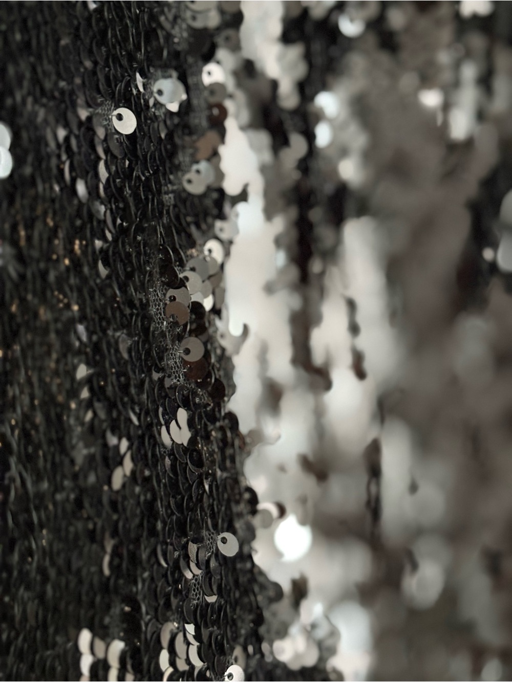 Zara Black Sequin Pants - Picture 6 of 7
